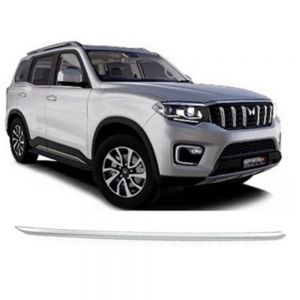 Chrome Trunk  Garnish Compatible with Scorpio N  - Silver 